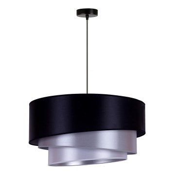 Duolla - Griestu lampa TRIO 1xE27/15W/230V d. 60 cm zila/sudraba