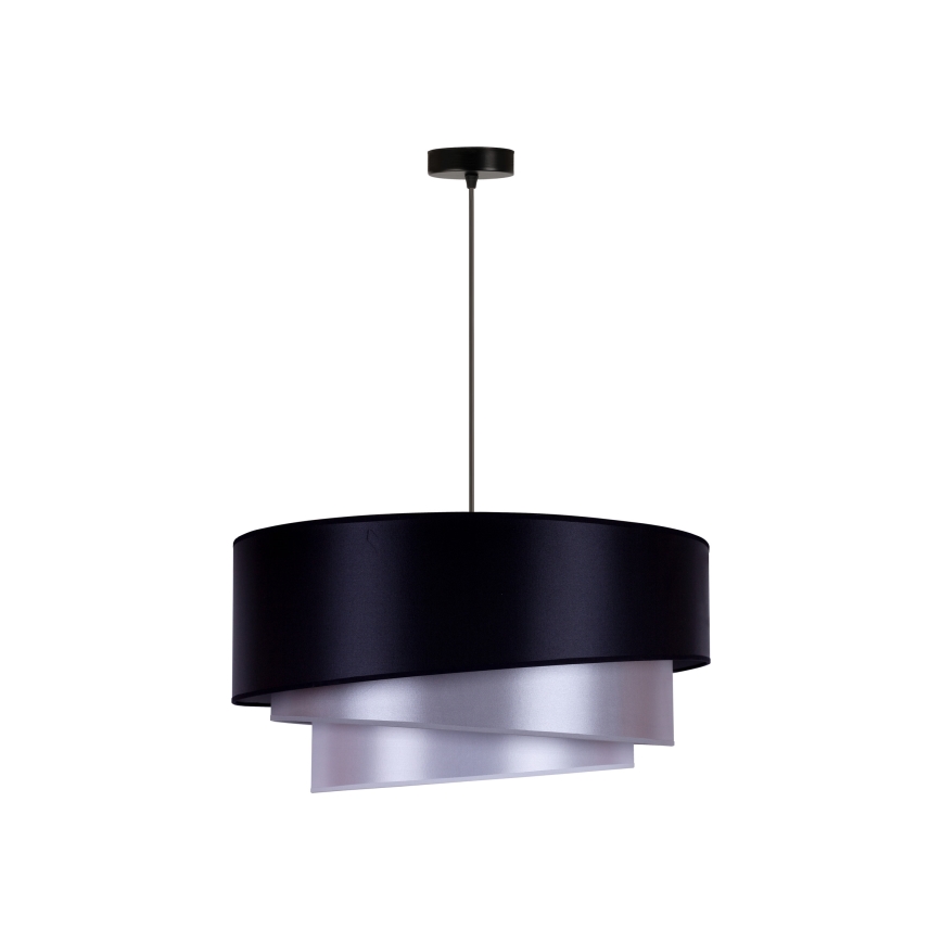 Duolla - Griestu lampa TRIO 1xE27/15W/230V d. 60 cm zila/sudraba