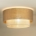 Duolla - Griestu lampa YUTE BOHO 3xE27/15W/230V d. 60 cm brūna/krēmkrāsa