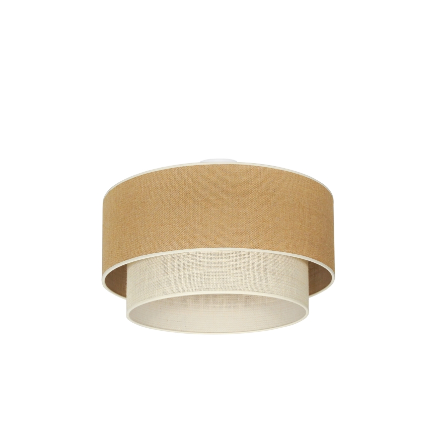 Duolla - Griestu lampa YUTE BOHO 3xE27/15W/230V d. 60 cm brūna/krēmkrāsa