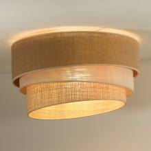Duolla - Griestu lampa YUTE TRIO 1xE27/15W/230V d. 45 cm brūna/pelēka/bēša