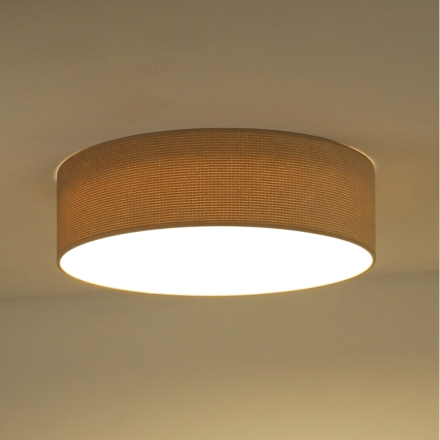 Duolla - LED Griestu lampa CORTINA LED/26W/230V d. 30 cm 4000K bēša