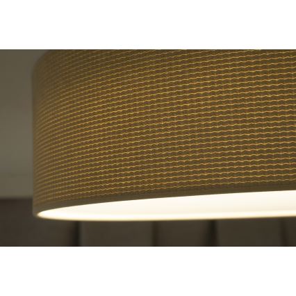 Duolla - LED Griestu lampa CORTINA LED/26W/230V d. 30 cm 4000K bēša