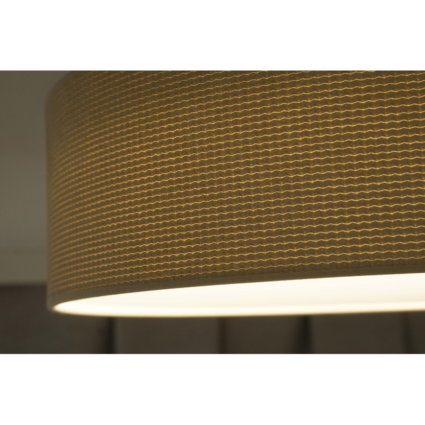 Duolla - LED Griestu lampa CORTINA LED/26W/230V d. 30 cm 4000K bēša