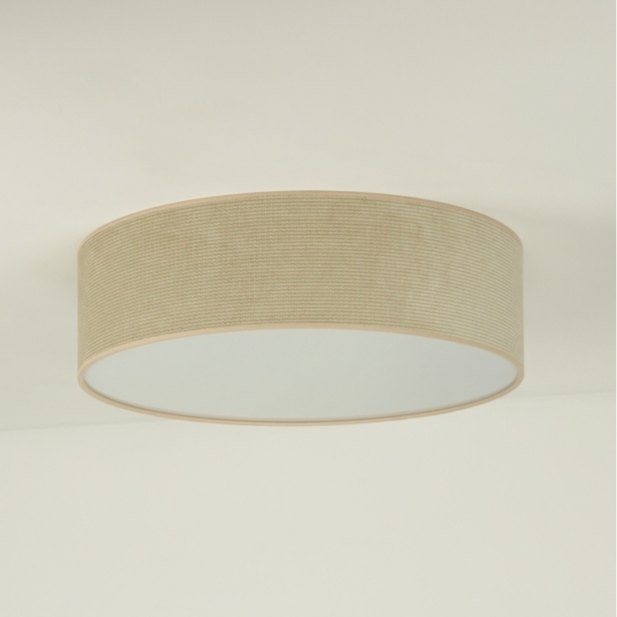 Duolla - LED Griestu lampa CORTINA LED/26W/230V d. 30 cm 4000K bēša
