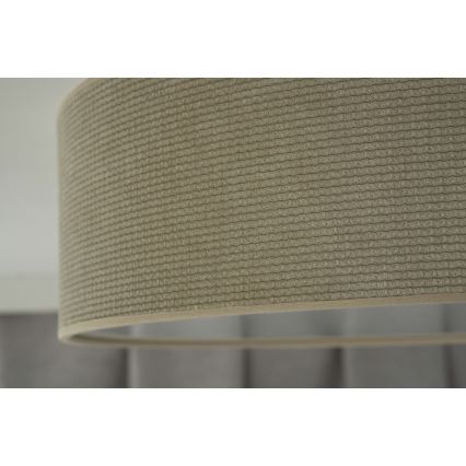 Duolla - LED Griestu lampa CORTINA LED/26W/230V d. 30 cm 4000K bēša