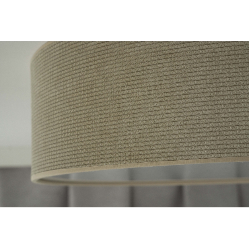 Duolla - LED Griestu lampa CORTINA LED/26W/230V d. 30 cm 4000K bēša