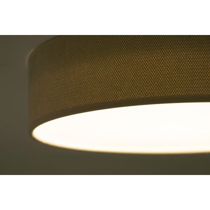 Duolla - LED Griestu lampa CORTINA LED/26W/230V d. 30 cm 4000K bēša