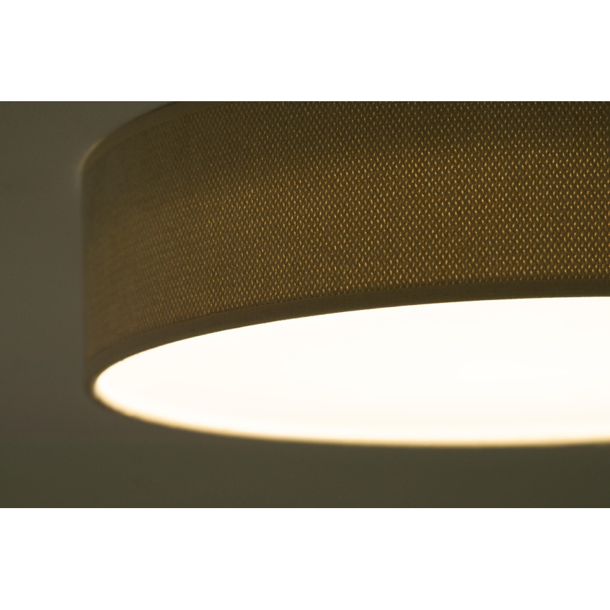 Duolla - LED Griestu lampa CORTINA LED/26W/230V d. 30 cm 4000K bēša