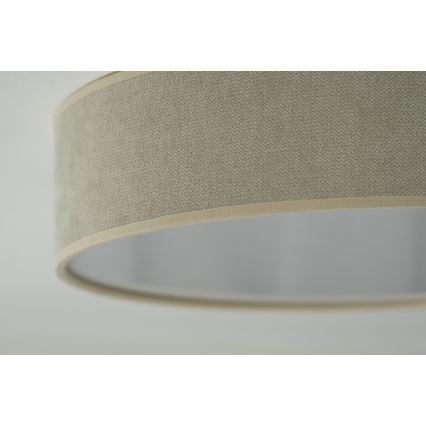 Duolla - LED Griestu lampa CORTINA LED/26W/230V d. 30 cm 4000K bēša