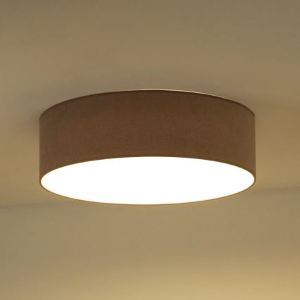 Duolla - LED Griestu lampa CORTINA LED/26W/230V d. 30 cm 4000K brūna