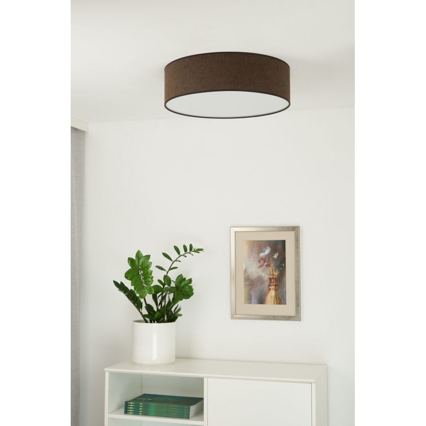 Duolla - LED Griestu lampa CORTINA LED/26W/230V d. 30 cm 4000K brūna