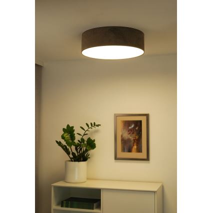 Duolla - LED Griestu lampa CORTINA LED/26W/230V d. 30 cm 4000K brūna