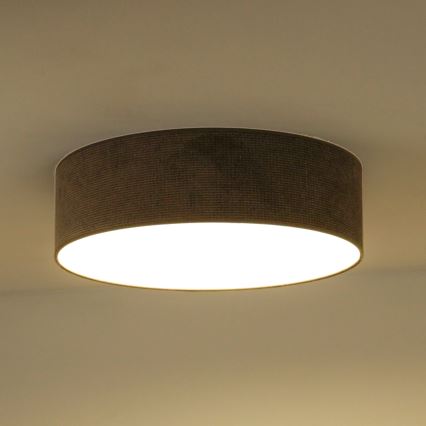 Duolla - LED Griestu lampa CORTINA LED/26W/230V d. 30 cm 4000K brūna