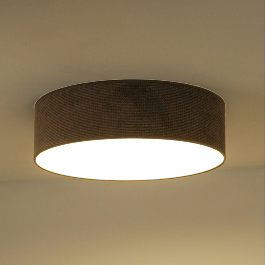 Duolla - LED Griestu lampa CORTINA LED/26W/230V d. 30 cm 4000K brūna