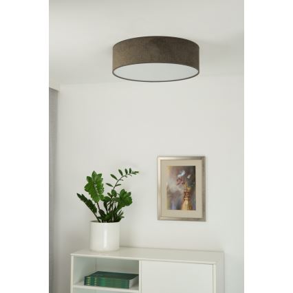 Duolla - LED Griestu lampa CORTINA LED/26W/230V d. 30 cm 4000K brūna