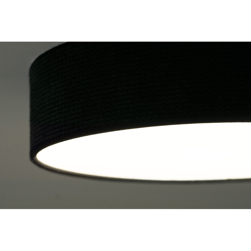 Duolla - LED Griestu lampa CORTINA LED/26W/230V d. 30 cm 4000K melna