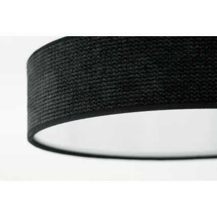 Duolla - LED Griestu lampa CORTINA LED/26W/230V d. 30 cm 4000K melna