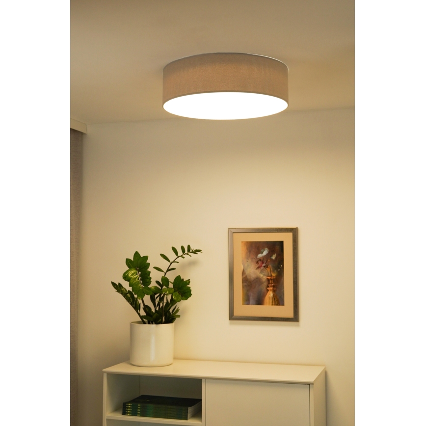 Duolla - LED Griestu lampa CORTINA LED/26W/230V d. 30 cm 4000K pelēka