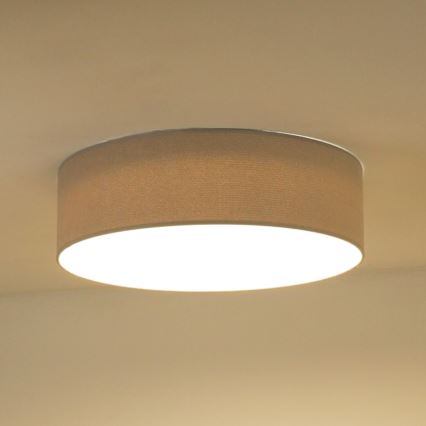 Duolla - LED Griestu lampa CORTINA LED/26W/230V d. 30 cm 4000K pelēka