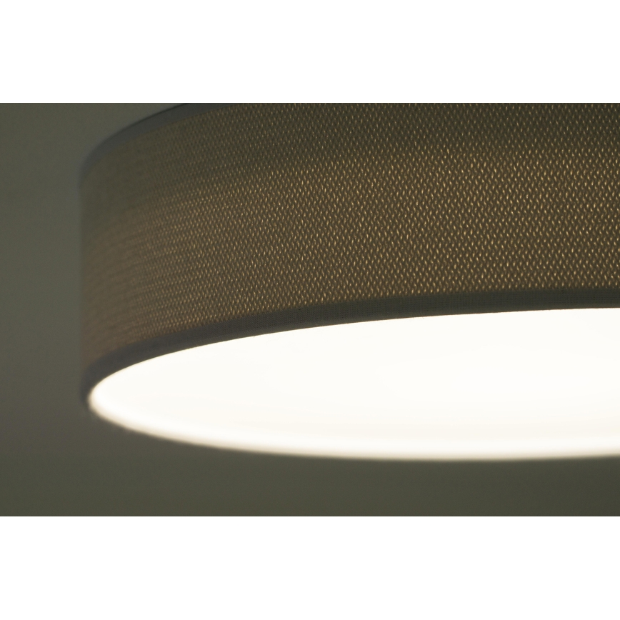 Duolla - LED Griestu lampa CORTINA LED/26W/230V d. 30 cm 4000K pelēka