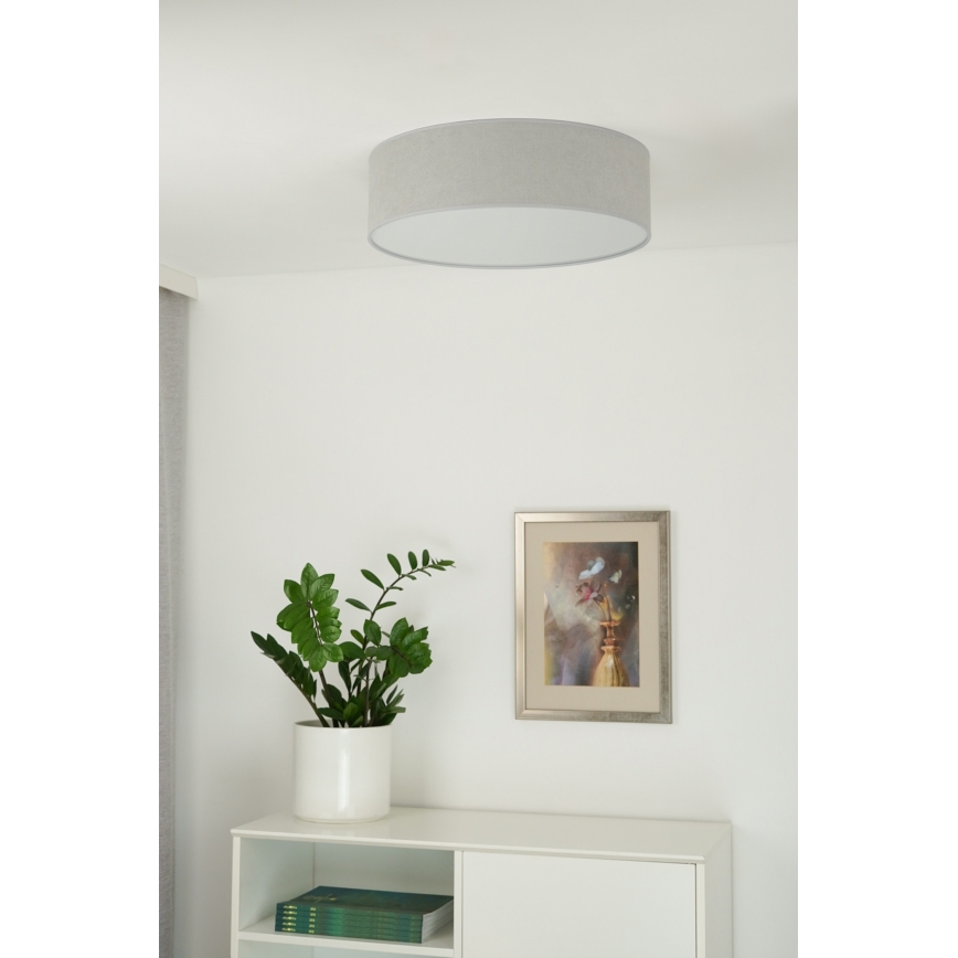 Duolla - LED Griestu lampa CORTINA LED/26W/230V d. 30 cm 4000K pelēka