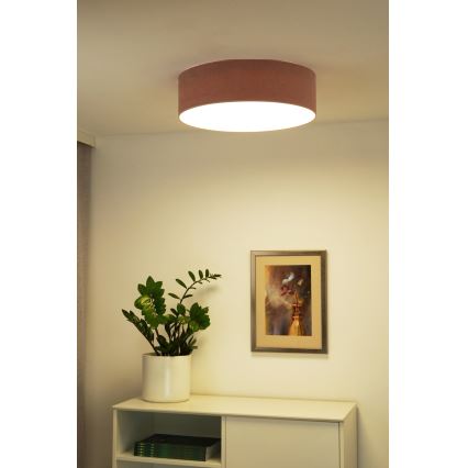 Duolla - LED Griestu lampa CORTINA LED/26W/230V d. 30 cm 4000K rozā