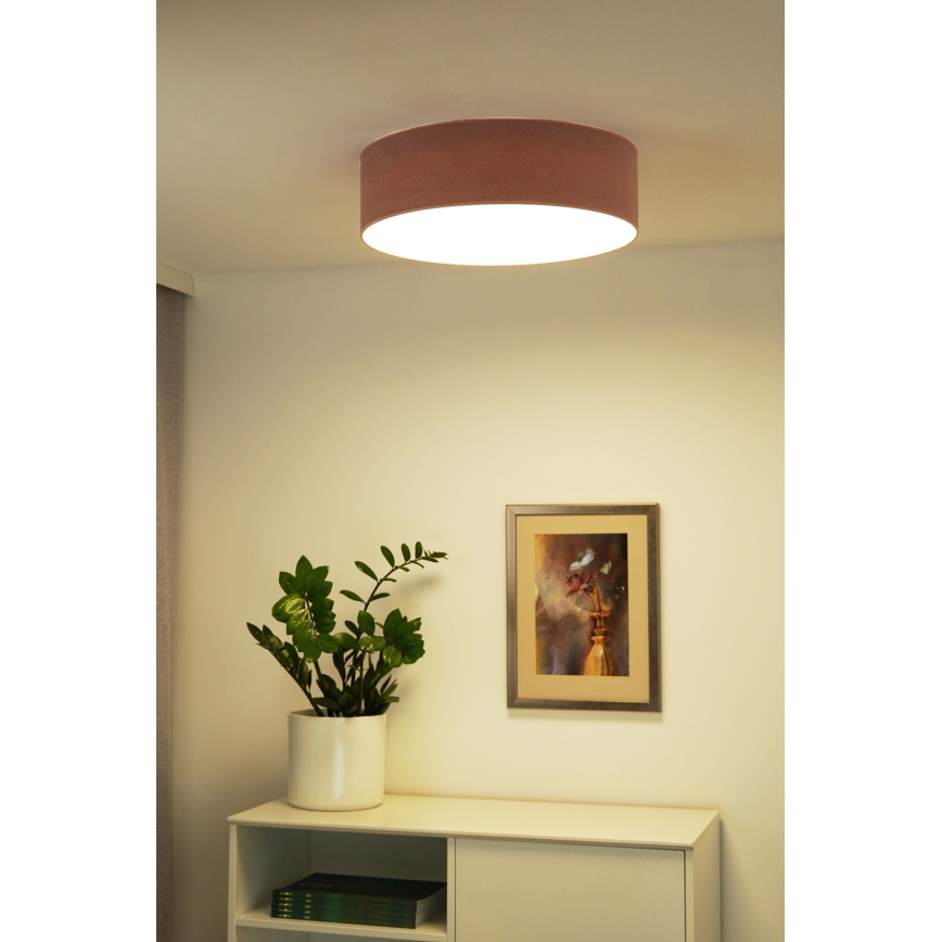 Duolla - LED Griestu lampa CORTINA LED/26W/230V d. 30 cm 4000K rozā