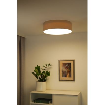 Duolla - LED Griestu lampa CORTINA LED/26W/230V d. 45 cm 4000K bēša