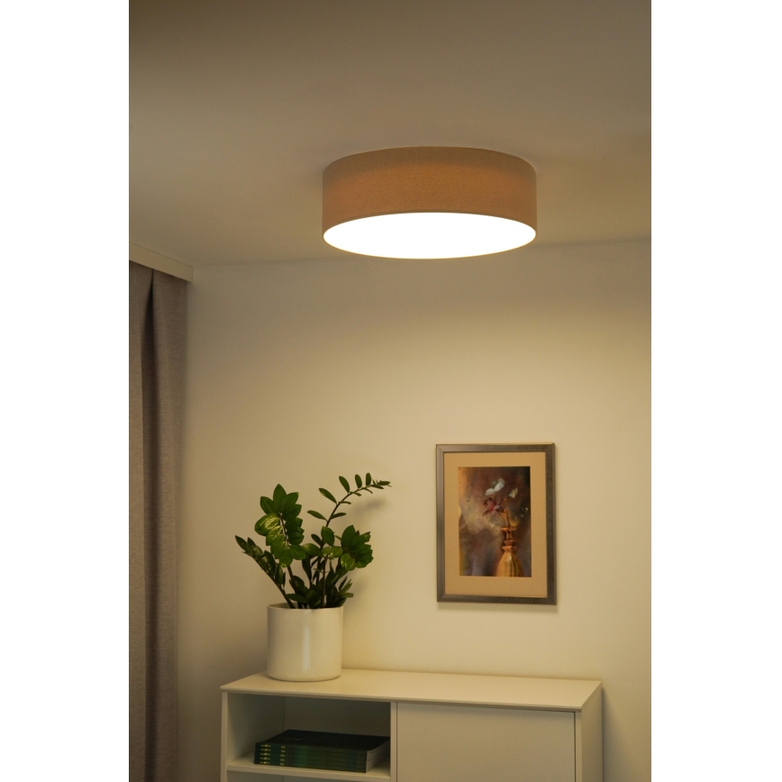 Duolla - LED Griestu lampa CORTINA LED/26W/230V d. 45 cm 4000K bēša