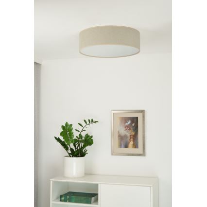 Duolla - LED Griestu lampa CORTINA LED/26W/230V d. 45 cm 4000K bēša