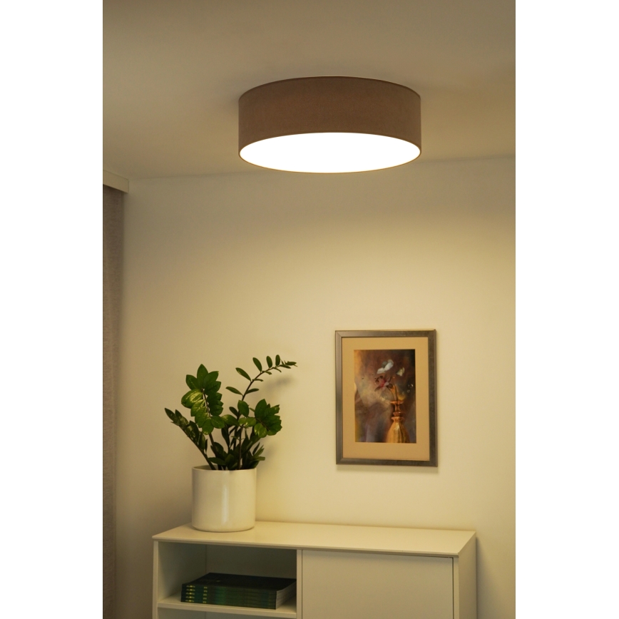 Duolla - LED Griestu lampa CORTINA LED/26W/230V d. 45 cm 4000K brūna