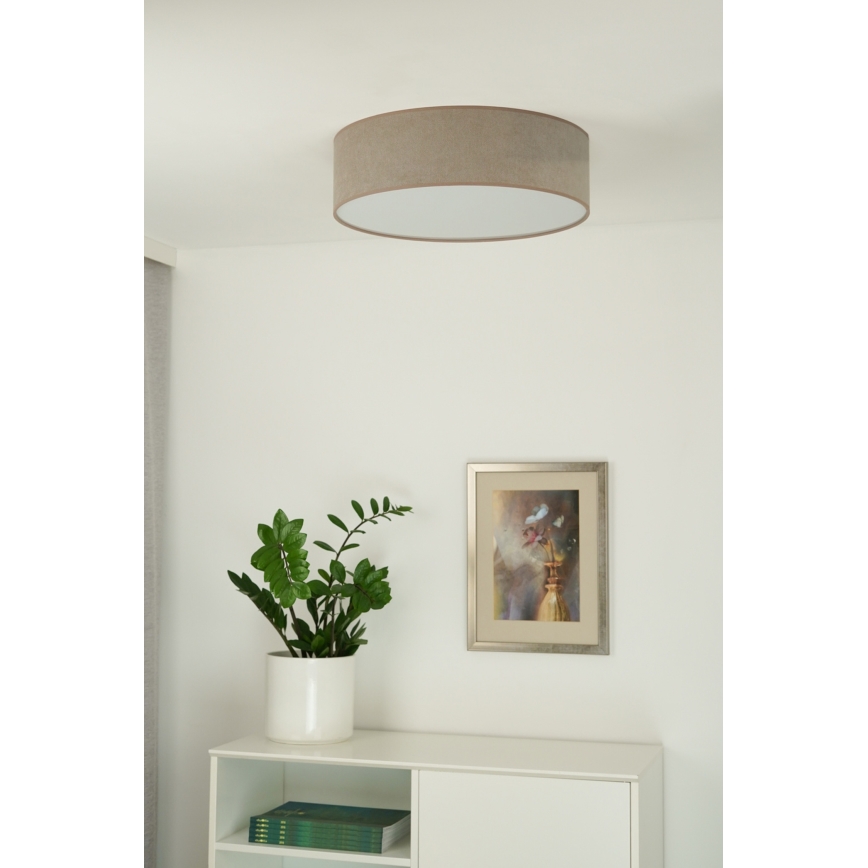 Duolla - LED Griestu lampa CORTINA LED/26W/230V d. 45 cm 4000K brūna
