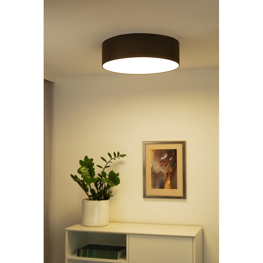Duolla - LED Griestu lampa CORTINA LED/26W/230V d. 45 cm 4000K brūna