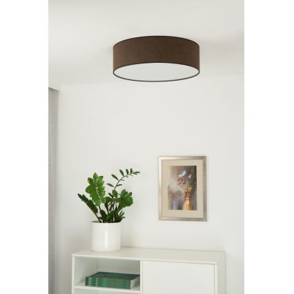 Duolla - LED Griestu lampa CORTINA LED/26W/230V d. 45 cm 4000K brūna