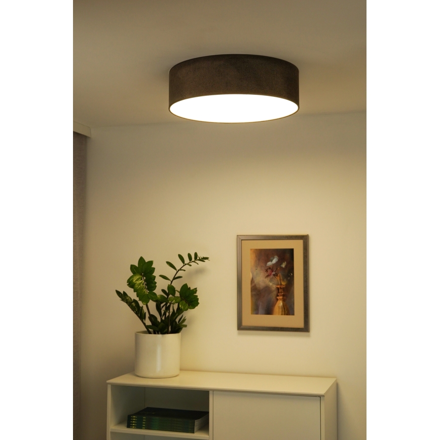 Duolla - LED Griestu lampa CORTINA LED/26W/230V d. 45 cm 4000K brūna