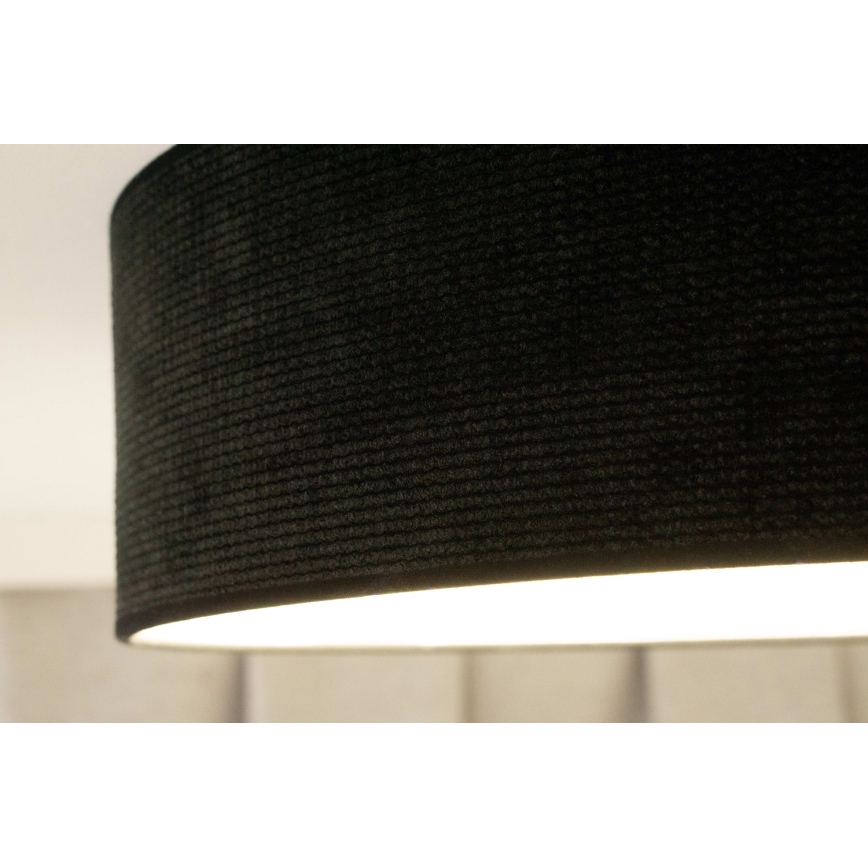 Duolla - LED Griestu lampa CORTINA LED/26W/230V d. 45 cm 4000K melna