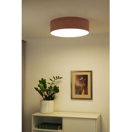 Duolla - LED Griestu lampa CORTINA LED/26W/230V d. 45 cm 4000K rozā