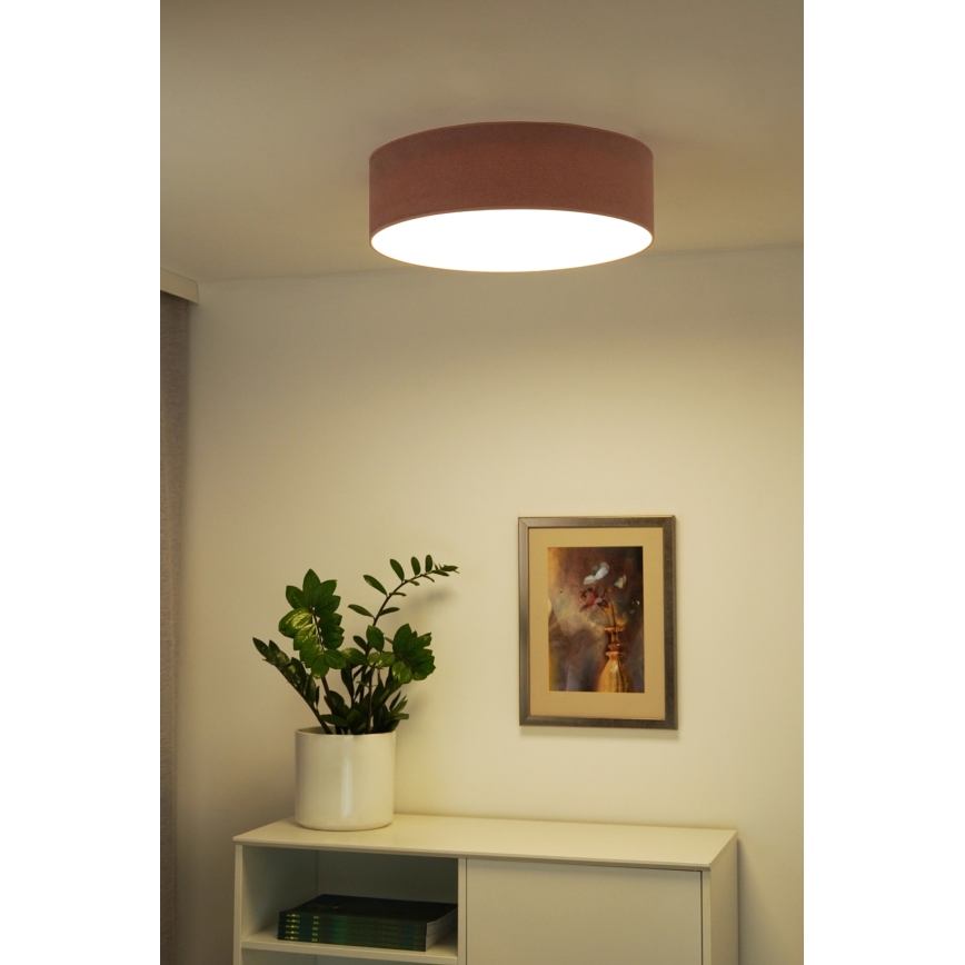 Duolla - LED Griestu lampa CORTINA LED/26W/230V d. 45 cm 4000K rozā