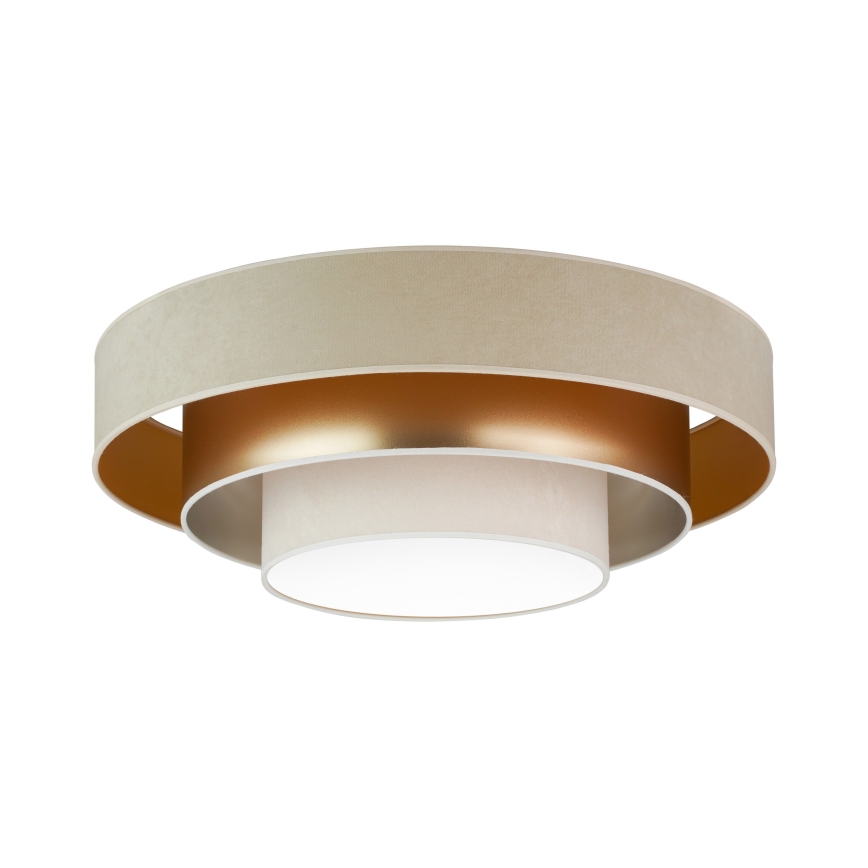 Duolla - LED Griestu lampa LUNETA LED/26W/230V d. 60 cm 4000K bēša/zelta/krēmkrāsa
