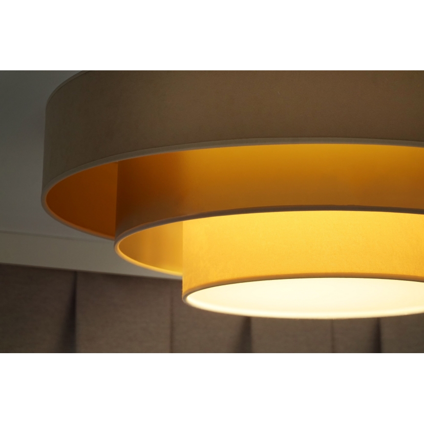 Duolla - LED Griestu lampa LUNETA LED/26W/230V d. 60 cm 4000K bēša/zelta/krēmkrāsa