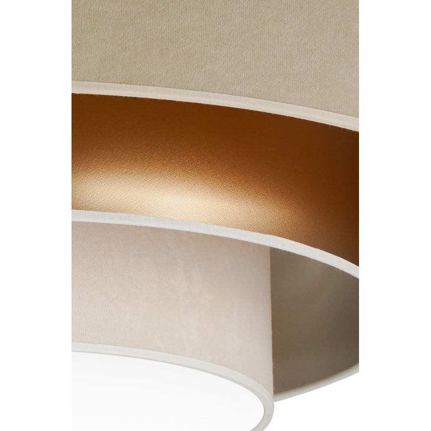 Duolla - LED Griestu lampa LUNETA LED/26W/230V d. 60 cm 4000K bēša/zelta/krēmkrāsa