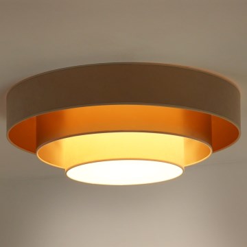 Duolla - LED Griestu lampa LUNETA LED/26W/230V d. 60 cm 4000K bēša/zelta/krēmkrāsa