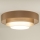 Duolla - LED Griestu lampa LUNETA LED/26W/230V d. 60 cm 4000K brūna/zelta/balta