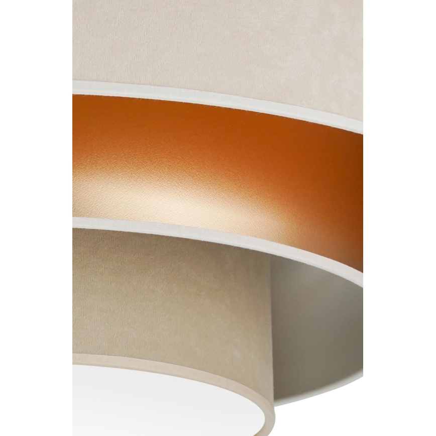 Duolla - LED Griestu lampa LUNETA LED/26W/230V d. 60 cm 4000K krēmkrāsa/zelta/bēša