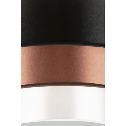 Duolla - LED Griestu lampa LUNETA LED/26W/230V d. 60 cm 4000K melna/varš/balta