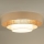 Duolla - LED Griestu lampa LUNETA LED/26W/230V d. 60 cm 4000K rotanga/bēša/brūna