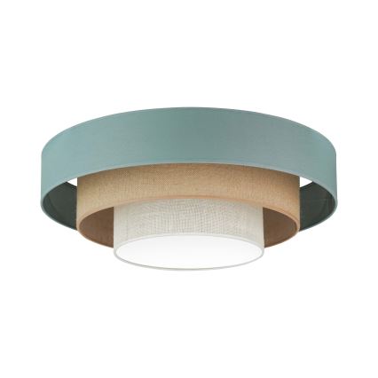 Duolla - LED Griestu lampa LUNETA LED/26W/230V d. 60 cm 4000K tirkīza/bēša/krēmkrāsa