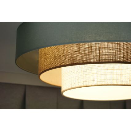 Duolla - LED Griestu lampa LUNETA LED/26W/230V d. 60 cm 4000K tirkīza/bēša/krēmkrāsa