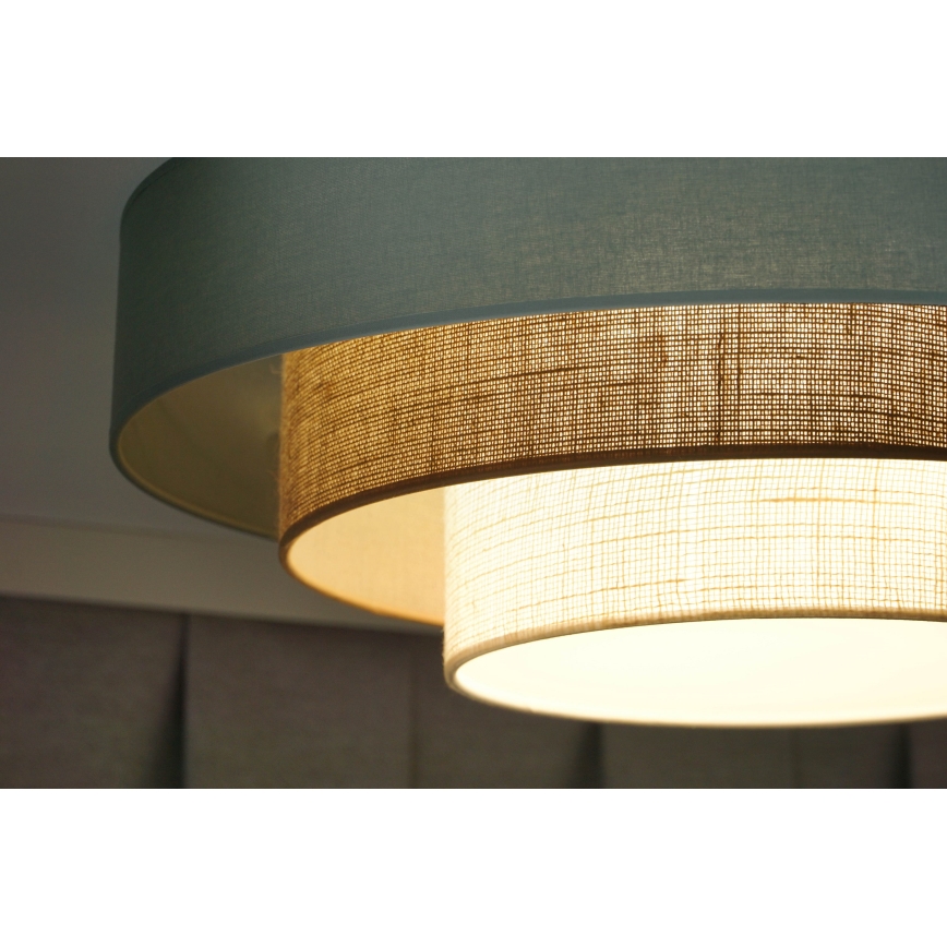 Duolla - LED Griestu lampa LUNETA LED/26W/230V d. 60 cm 4000K tirkīza/bēša/krēmkrāsa